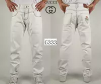 gucci jeans hommes en vrac genereux gjm blanc